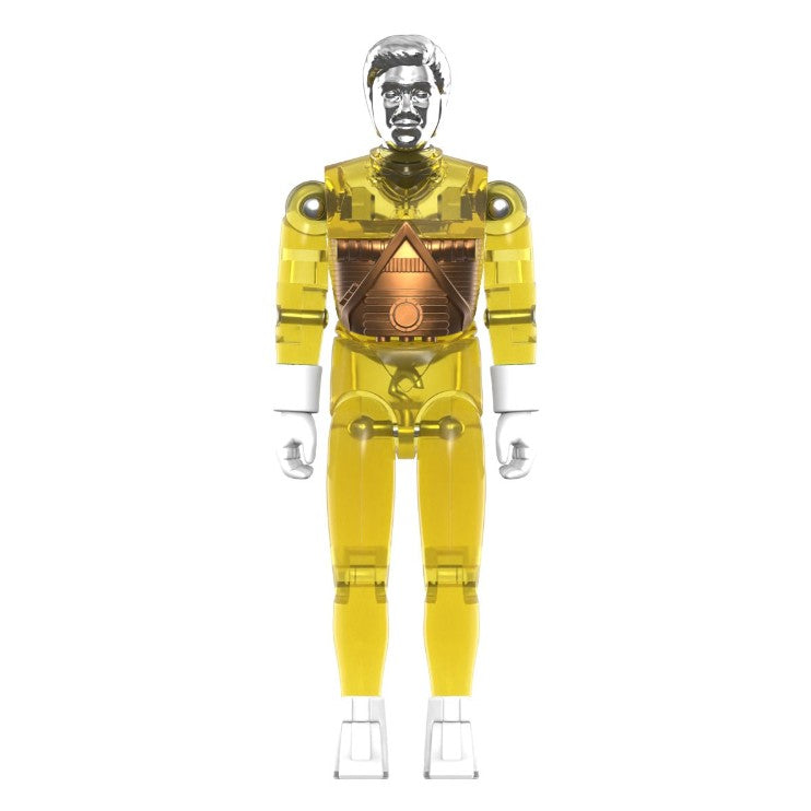 Micronauts Time Traveler (Translucent Yellow) 3 3/4-Inch ReAction+ Figure