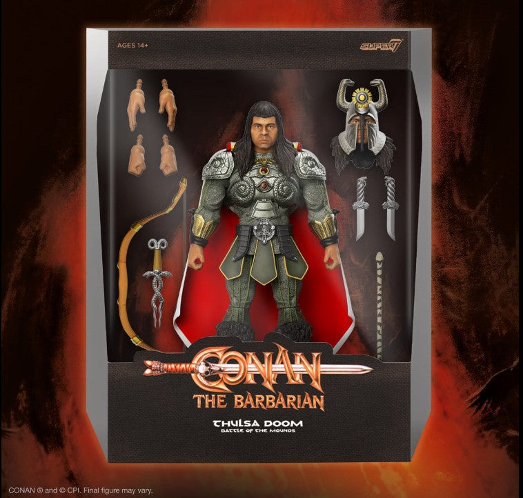 `Message to Preorder - Coming May 24 - Conan the Barbarian Ultimates Thulsa Doom Battle of the Mounds 7-Inch Action Figure