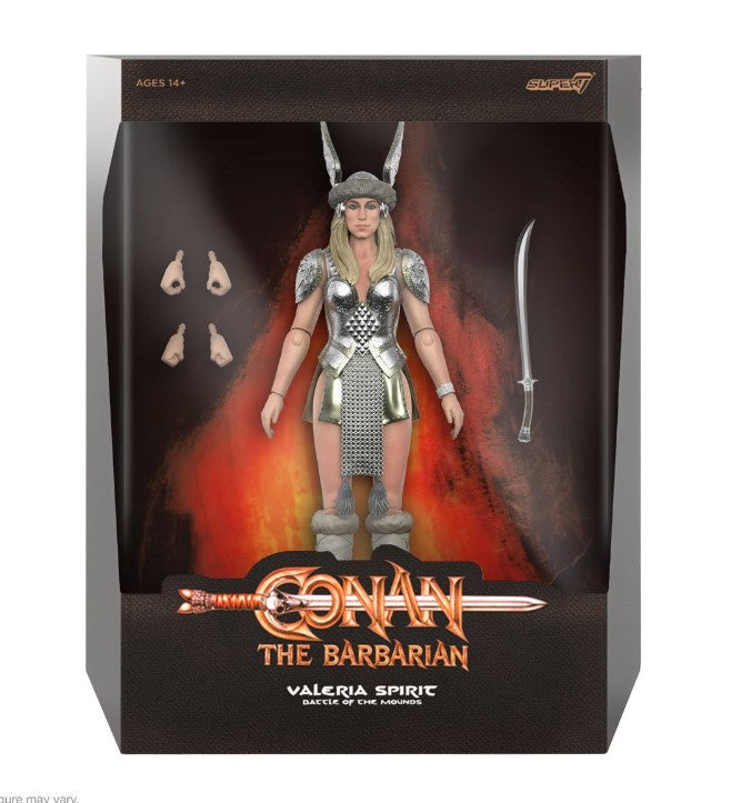 `Message to Preorder - Coming May 24 - Conan the Barbarian Ultimates Valeria Spirit Battle of the Mounds 7-Inch Action Figure