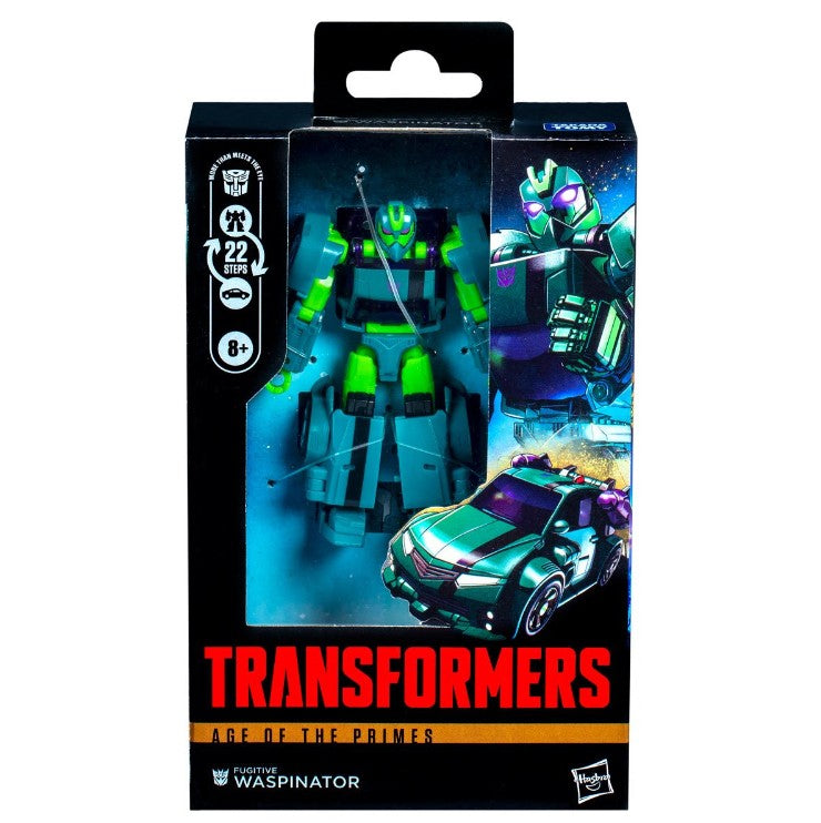 Sold out - Transformers Generations Age of the Primes Deluxe Animated Universe Fugitive Waspinator