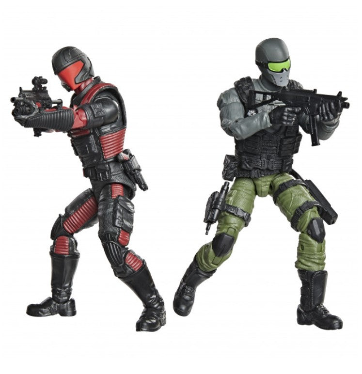 Preorder due Oct 2026 - G.I. Joe Classified Series #218, Snake Eyes & Varmint ATV Vs. Stealth Viper & Cobra Stealth Flight Pod (Trubble Bubble)