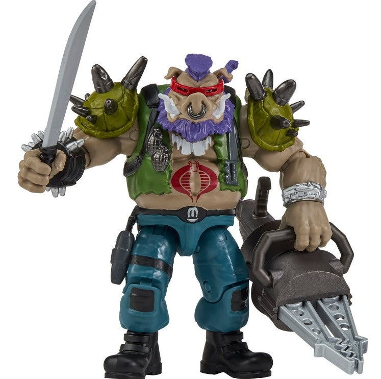 Teenage Mutant Ninja Turtles x G.I. Joe Bebop x Ripper Action Figure