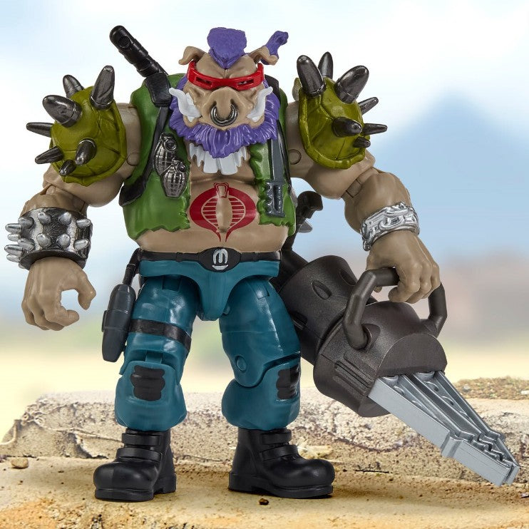 Teenage Mutant Ninja Turtles x G.I. Joe Bebop x Ripper Action Figure