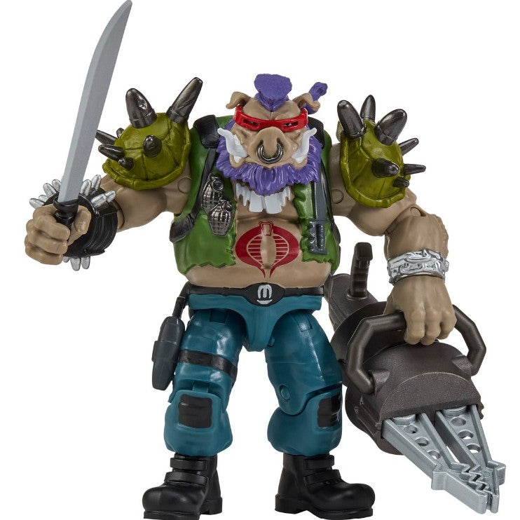 Teenage Mutant Ninja Turtles x G.I. Joe Bebop x Ripper Action Figure