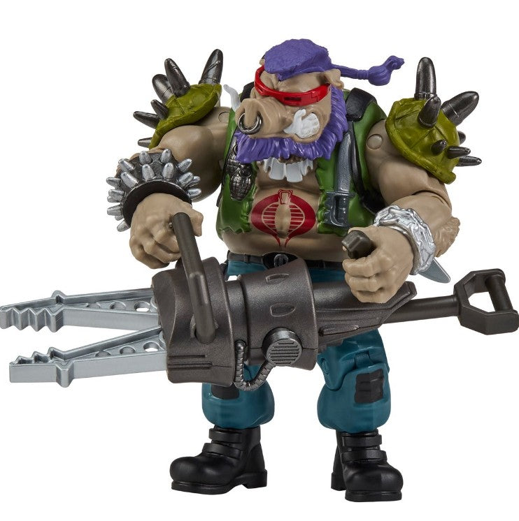 Teenage Mutant Ninja Turtles x G.I. Joe Bebop x Ripper Action Figure