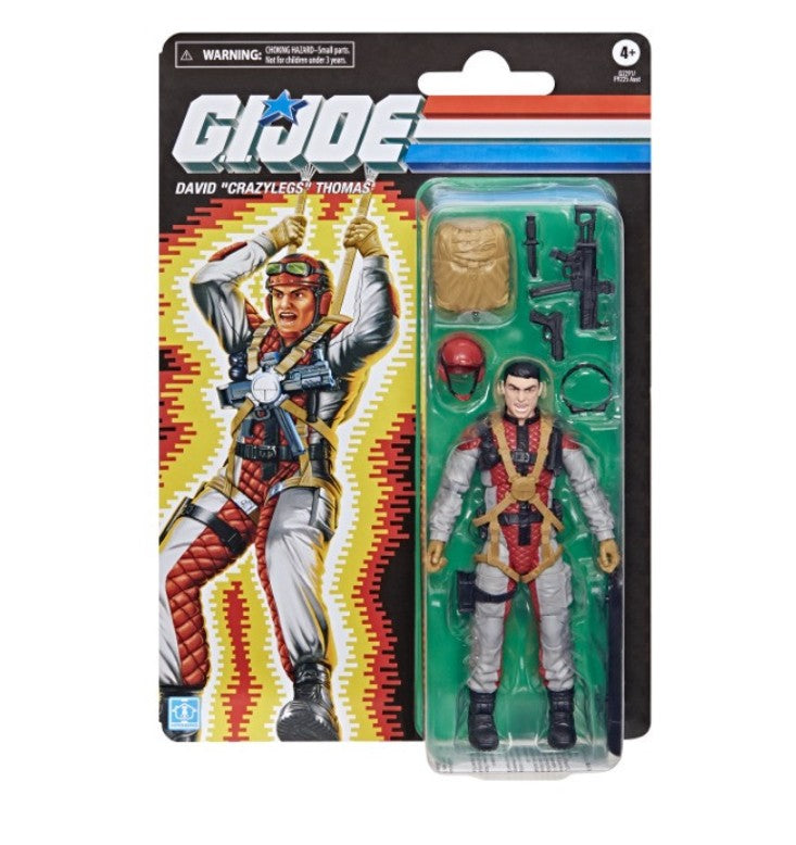 G.I. Joe Classified Series Retro Cardback David “Crazylegs” Thomas