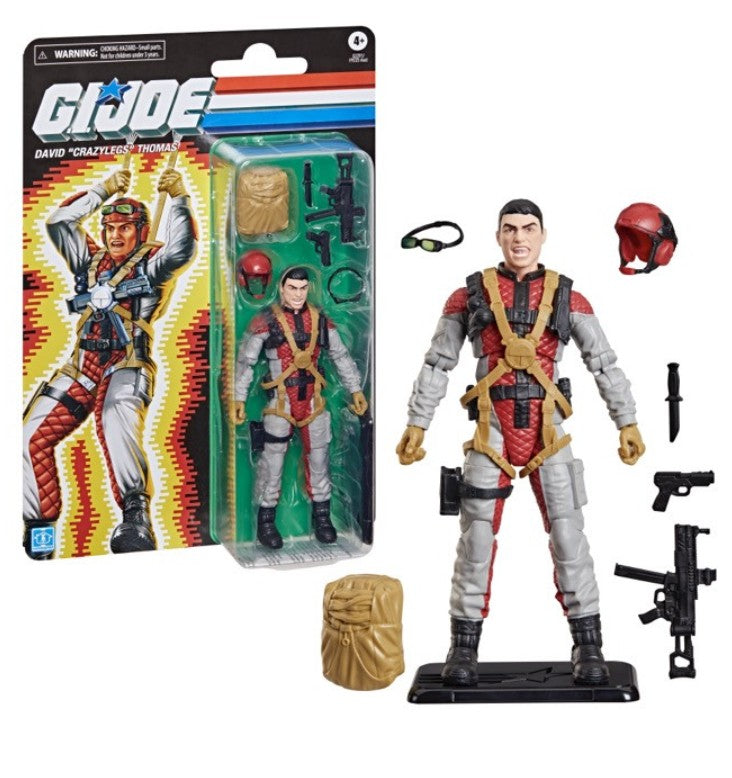 G.I. Joe Classified Series Retro Cardback David “Crazylegs” Thomas