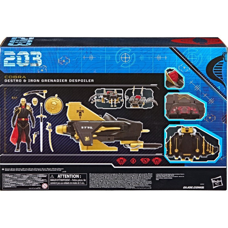 PRE-ORDER for July 2026 - G.I. Joe Classified Series Destro & Iron Grenadier Despoiler 6-Inch Action Figure