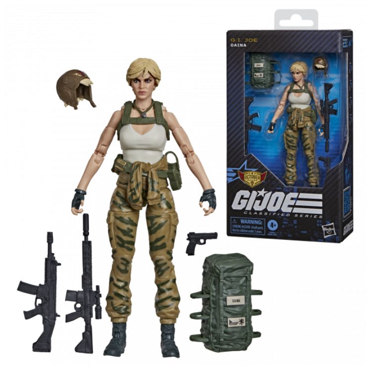 Preorder due January 2027 - G.I. Joe Classified Series #231, Daina, October Guard Action Figure