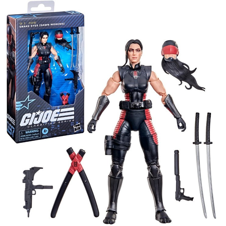 PRE-ORDER for Jul 2026 - G.I. Joe Classified Series #197 Snake Eyes (Dawn Moreno)