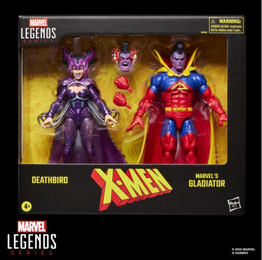 PRE-ORDER for Dec 25 - Marvel Legends Series X-Men Deathbird & Marvel’s Gladiator