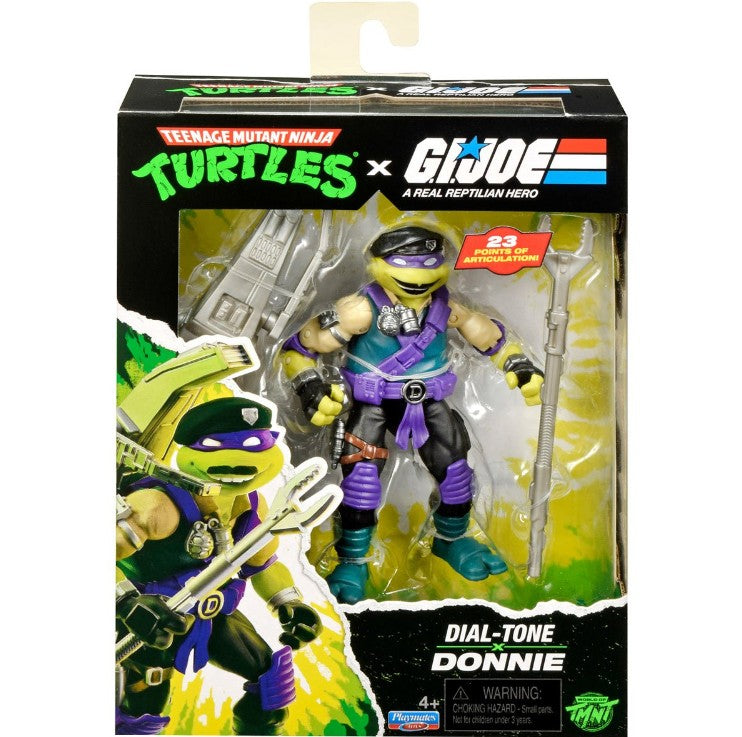 Teenage Mutant Ninja Turtles x G.I. Joe Donnie x Dial-tone Action Figure