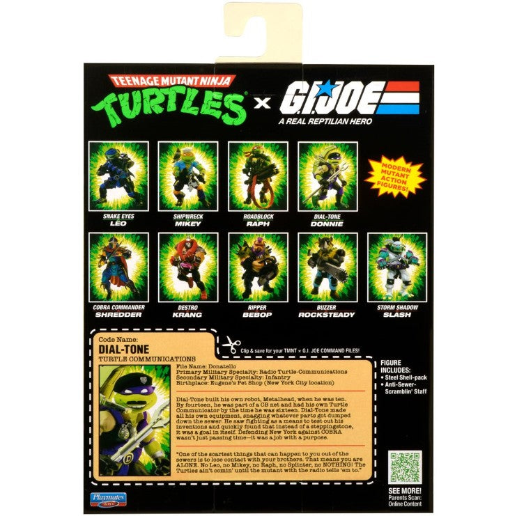 Teenage Mutant Ninja Turtles x G.I. Joe Donnie x Dial-tone Action Figure