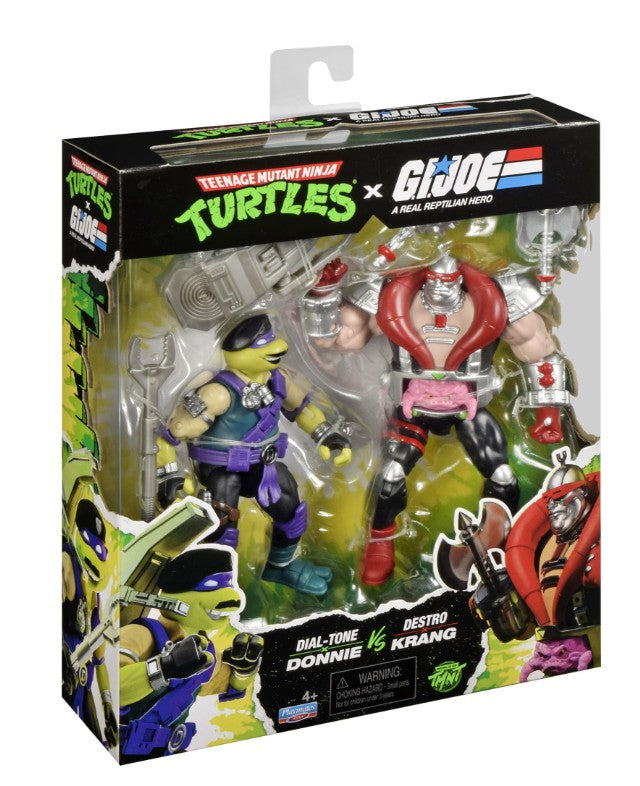 Teenage Mutant Ninja Turtles x G.I. Joe Donnie x Dial-tone vs Krang Droid x Destro