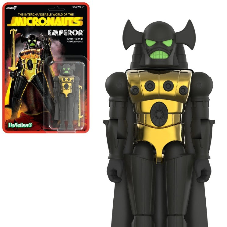 Micronauts Emperor 3 3/4-Inch ReAction+ Figure