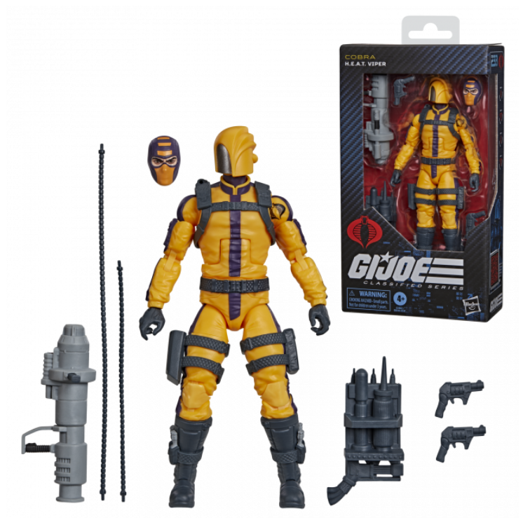 Preorder due Jan 27 - G.I. Joe Classified Series #253, H.E.A.T. Viper Action Figure