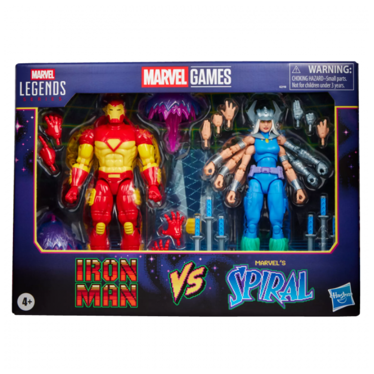Pre-order for Oct 2026 - Marvel Legends Series Marvel Games Iron Man vs Marvel's Spiral