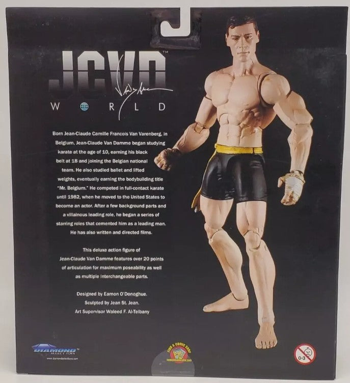 Sold out - Jean-Claude Van Damme Deluxe Action Figure - Imperfections on box
