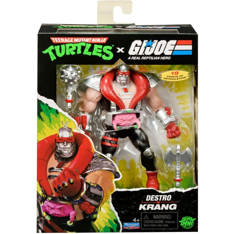 Teenage Mutant Ninja Turtles x G.I. Joe Krang Droid x Destro Action Figure