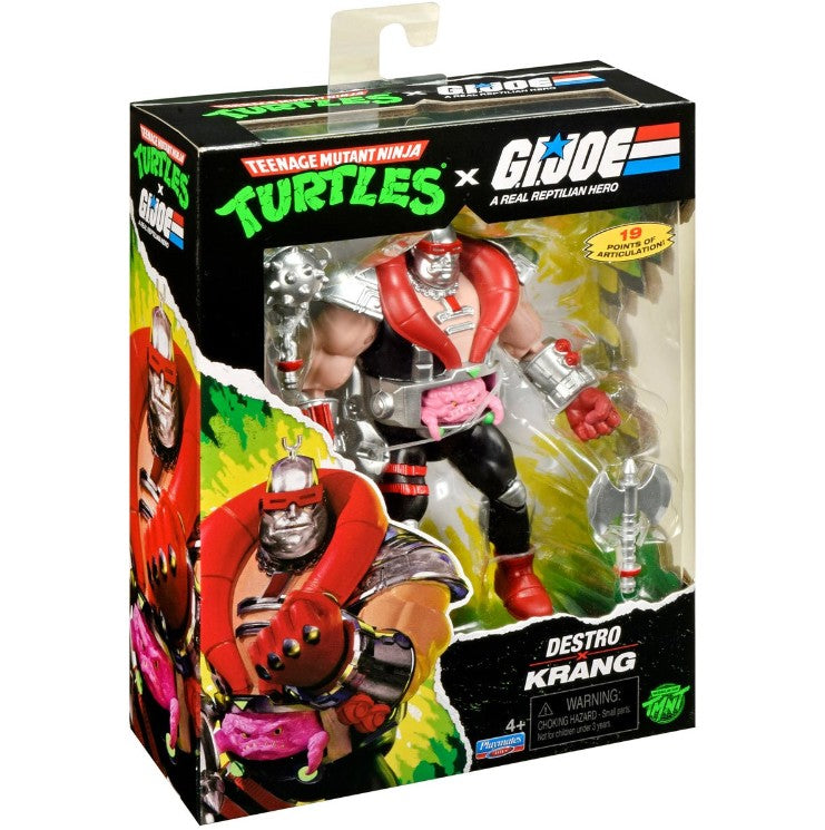Teenage Mutant Ninja Turtles x G.I. Joe Krang Droid x Destro Action Figure