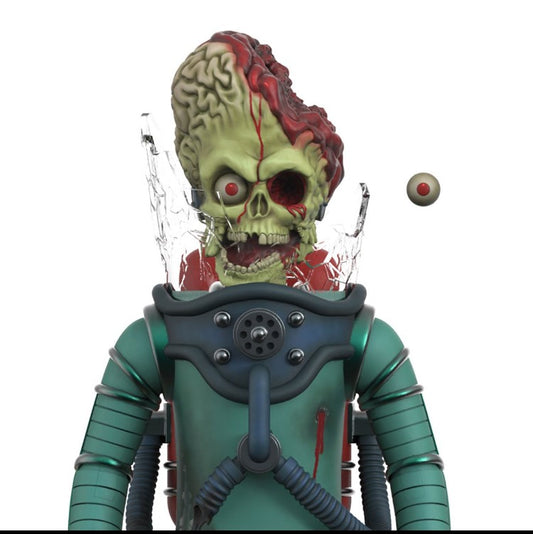 `Message to Preorder Coming Aug 24 - Mars Attacks! Ultimates Martian (Smashing the Enemy) 7-Inch Scale Action Figure