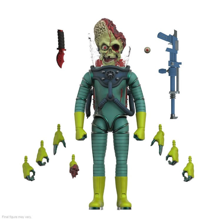 `Message to Preorder Coming Aug 24 - Mars Attacks! Ultimates Martian (Smashing the Enemy) 7-Inch Scale Action Figure
