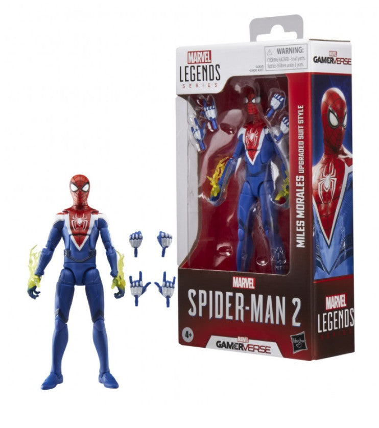 Marvel Legends Series: Gamerverse Miles Morales Upgraded Suit Style