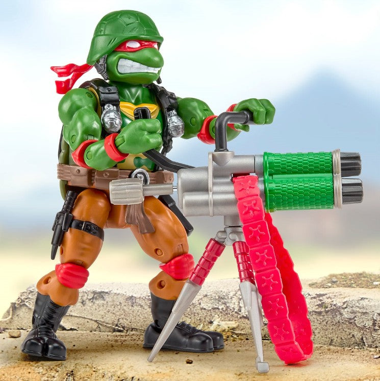 Teenage Mutant Ninja Turtles x G.I. Joe Raphael x Roadblock Action Figure