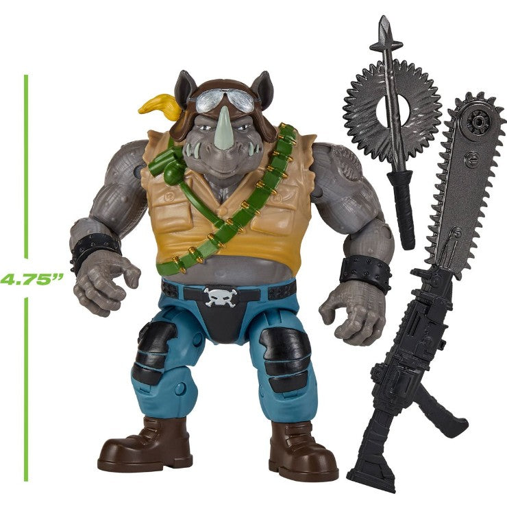 Teenage Mutant Ninja Turtles x G.I. Joe Rocksteady x Buzzer Action Figure