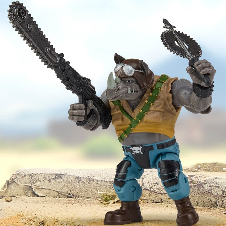 Teenage Mutant Ninja Turtles x G.I. Joe Rocksteady x Buzzer Action Figure