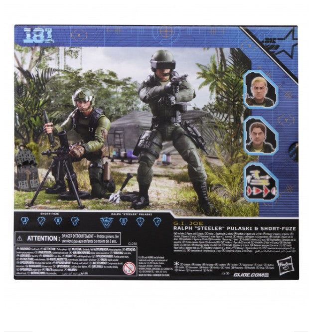 PRE-ORDER for Nov 25 - G.I. Joe Classified Series #181, Ralph “Steeler” Pulaski & Short-Fuze
