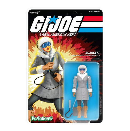 G.I. Joe Arctic Scarlett 3 3/4-Inch O-ring ReAction+ Figure