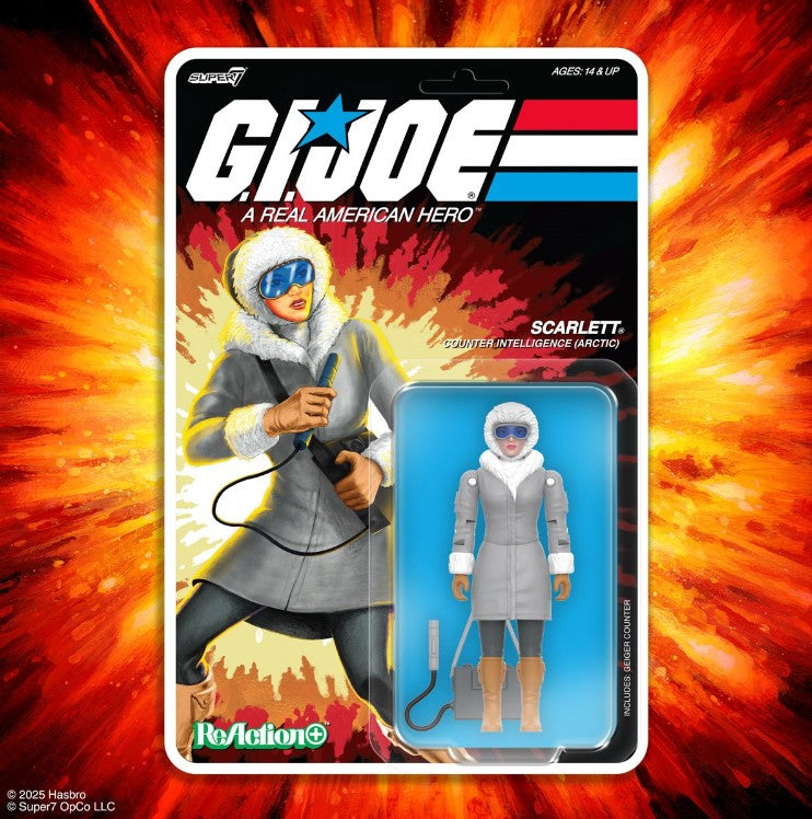 G.I. Joe Arctic Scarlett 3 3/4-Inch ReAction+ Figure