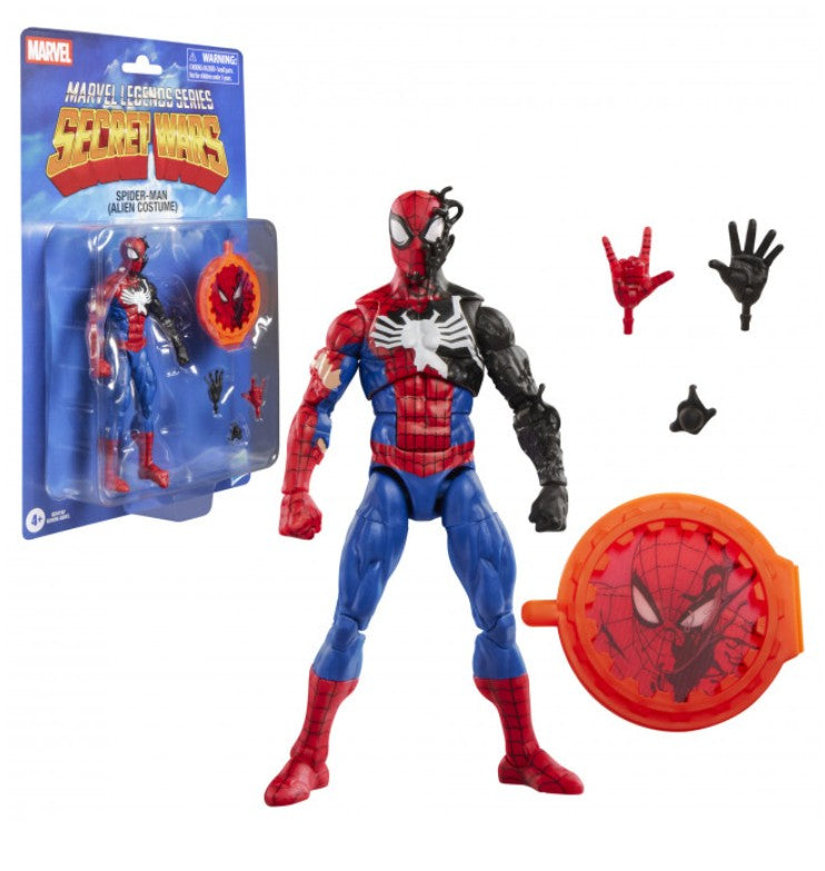 Pre-order for Jun 2026 - Marvel Legends Series Secret Wars Spider-Man (Alien Costume)