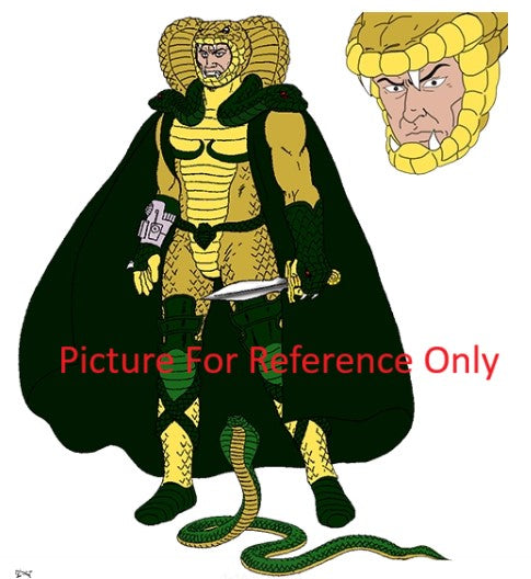 PREORDER Jan 25 - G.I. Joe Reaction+ Serpentor 3.75" O-Ring Figure