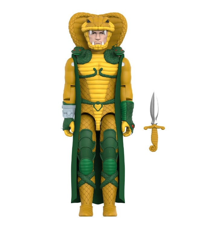 PREORDER Jan 25 - G.I. Joe Reaction+ Serpentor 3.75" O-Ring Figure