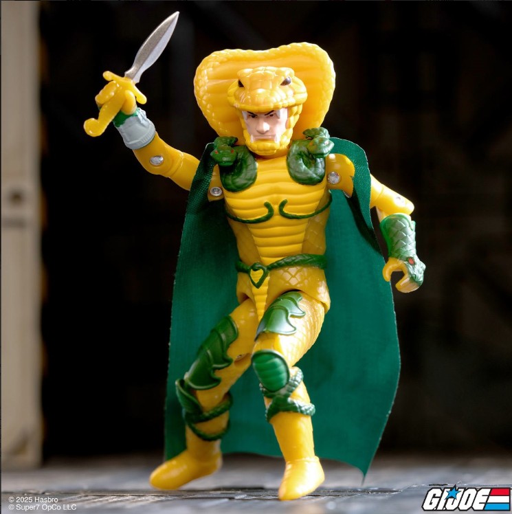 PREORDER Jan 25 - G.I. Joe Reaction+ Serpentor 3.75" O-Ring Figure