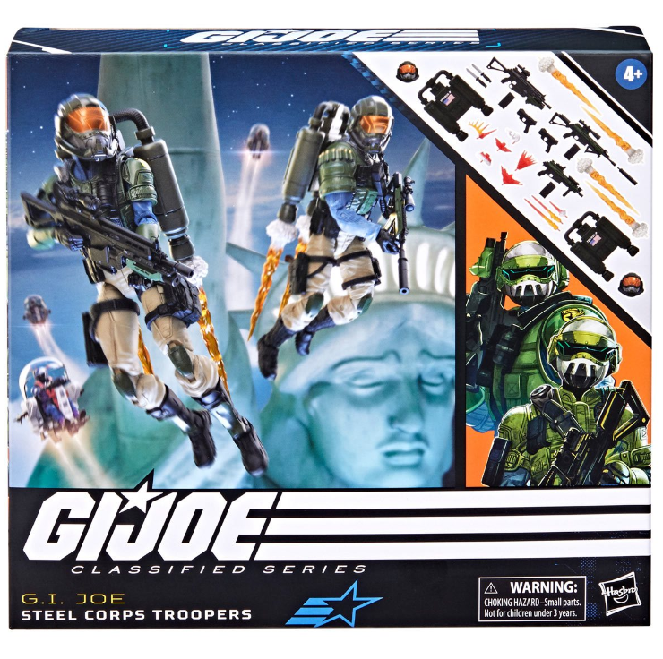G.I. Joe Classified Series Steel Corps Troopers Figures Set