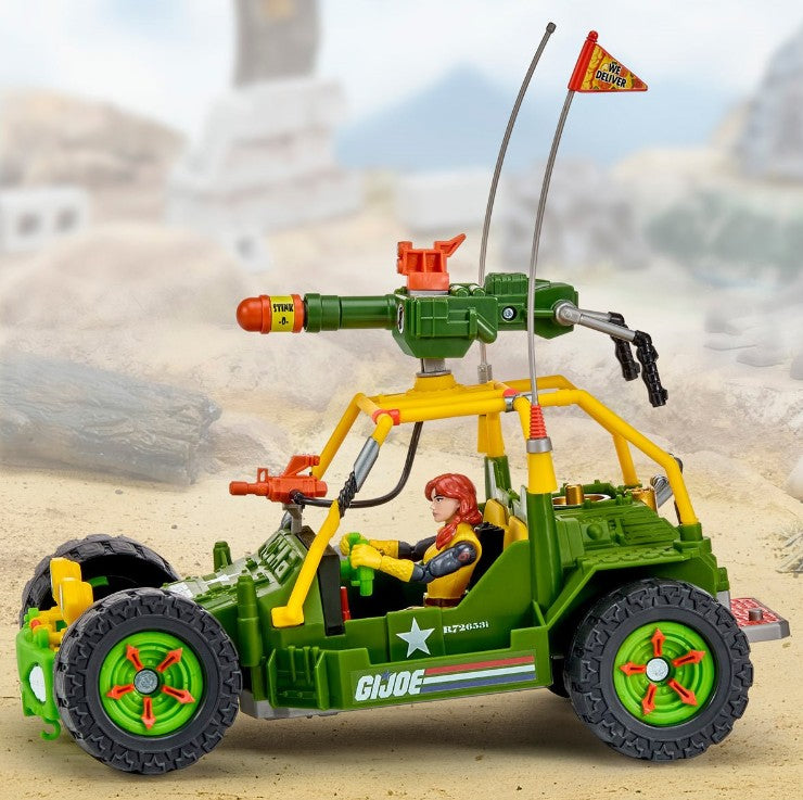 Teenage Mutant Ninja Turtles x G.I. Joe All-Weather and Environment (AWE) Shell-Striker Vehicle with Action Figure