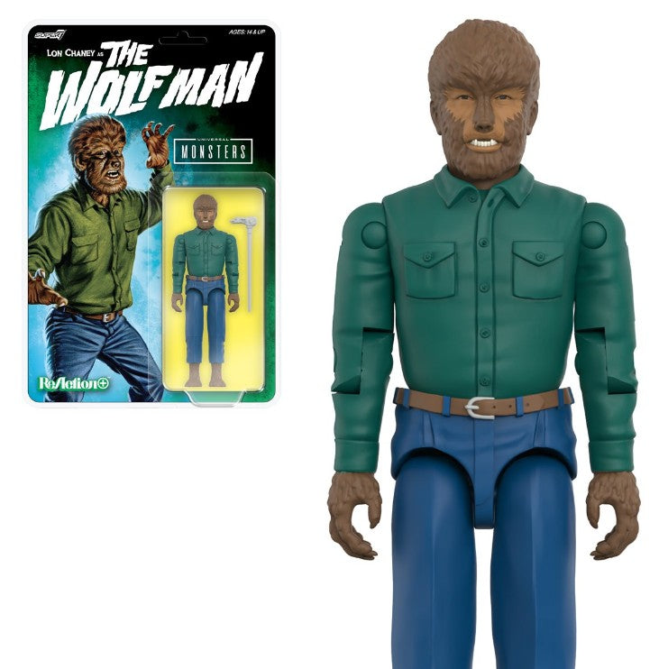 Sold out - Universal Monsters The Wolf Man 3 3/4-inch ReAction+ Figure