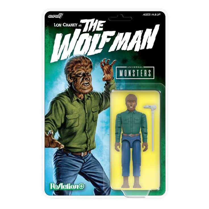 Sold out - Universal Monsters The Wolf Man 3 3/4-inch ReAction+ Figure