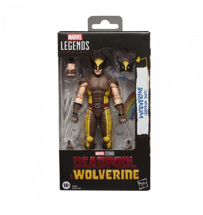 Marvel Legends Series Wolverine (Brown Suit), Movie 6" Action Figure