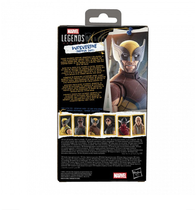 Marvel Legends Series Wolverine (Brown Suit), Movie 6" Action Figure