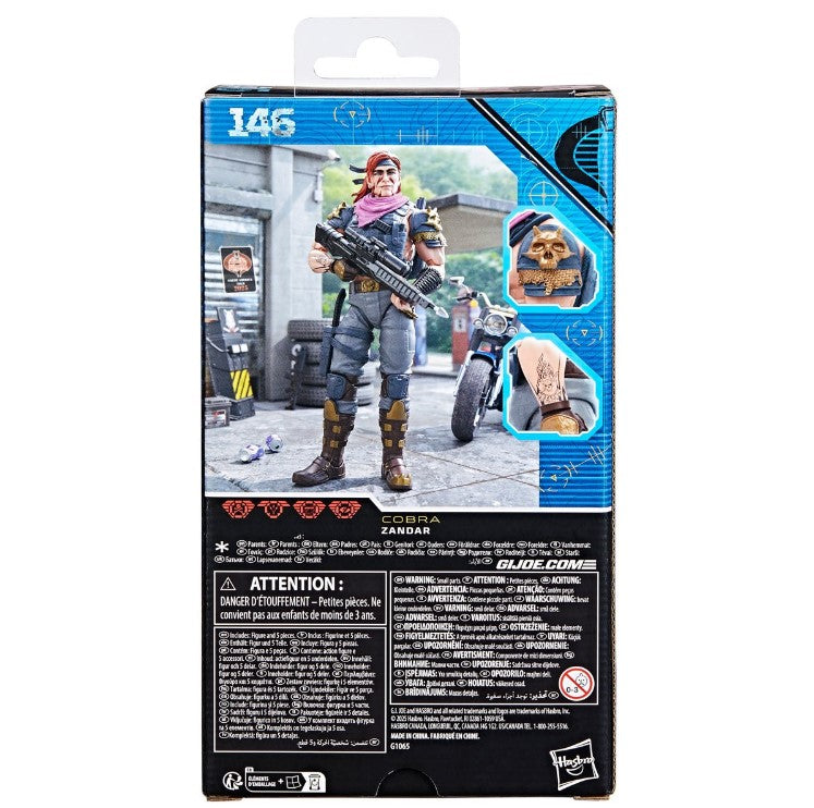 G.I. Joe Classified Series 146 Zandar 6-Inch Action Figure