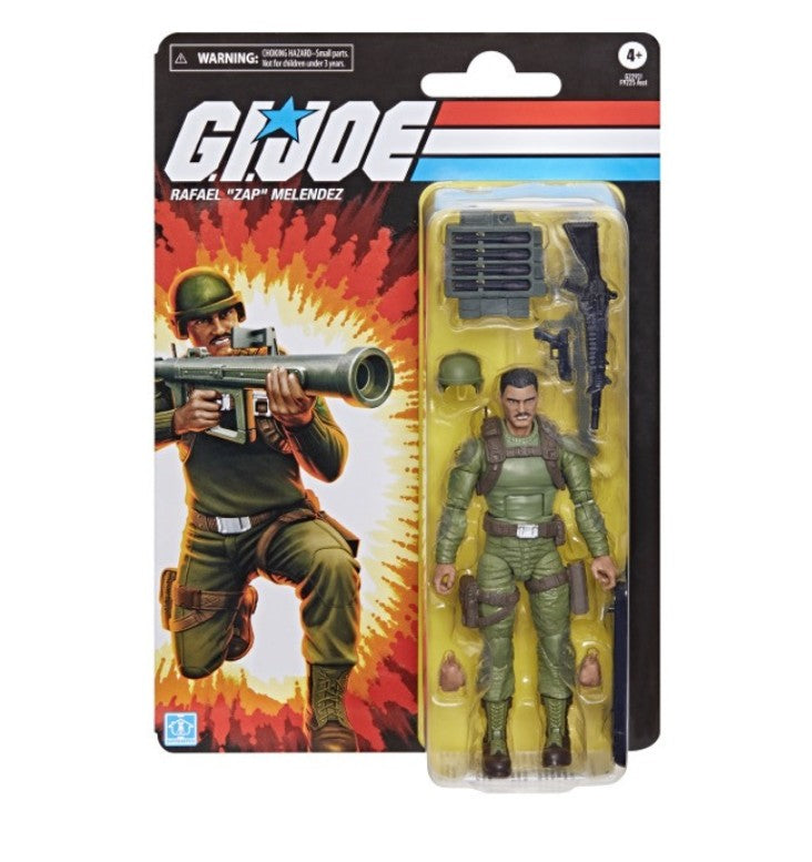 G.I. Joe Classified Series Retro Cardback Rafael “Zap” Melendez