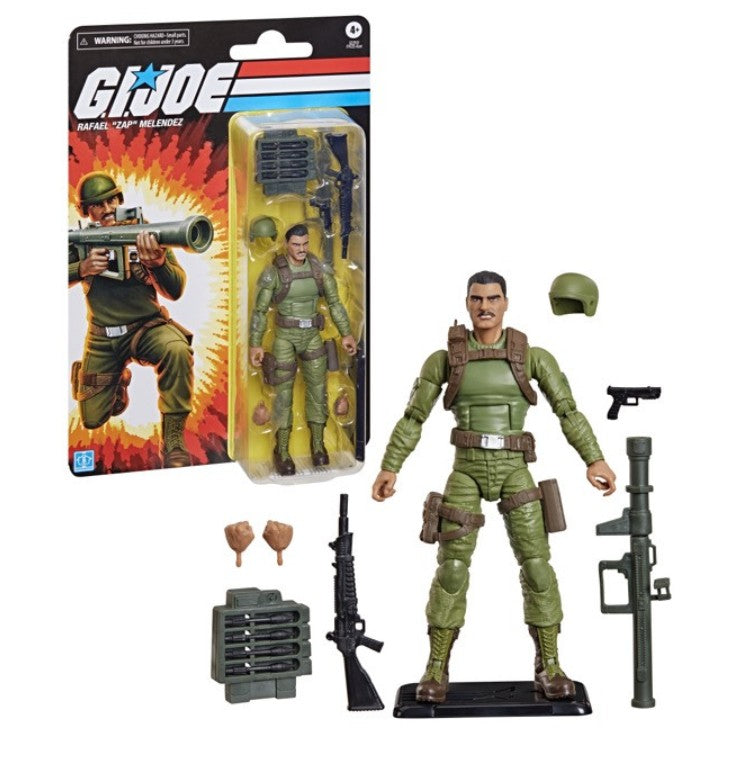 G.I. Joe Classified Series Retro Cardback Rafael “Zap” Melendez