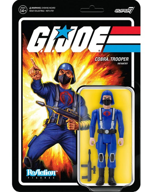 G.I. Joe Cobra Trooper (H-Back Pink) ReAction Figure