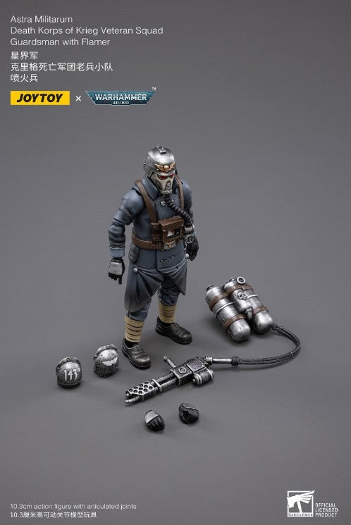 Joy Toy Warhammer 40K Death Korps with Flamer 1:18 Figure