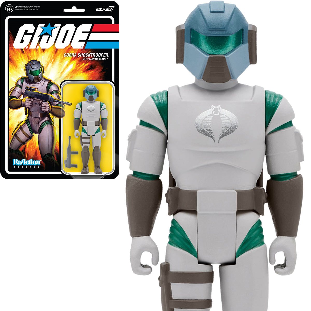 G.I. Joe Cobra Shock Trooper ReAction Figure