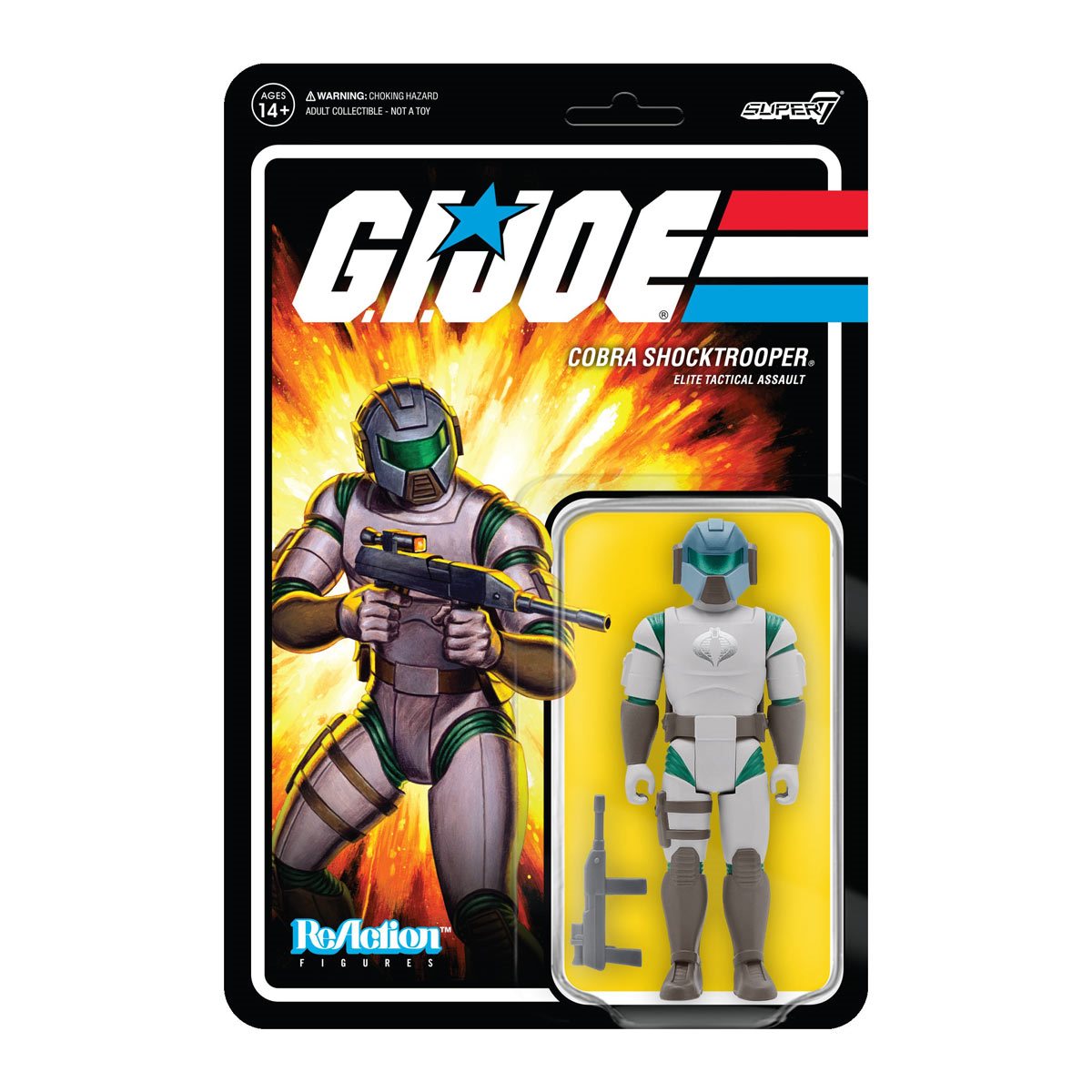 G.I. Joe Cobra Shock Trooper ReAction Figure